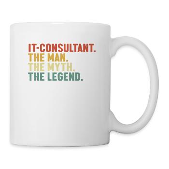 IT-Consultant Man Myth Legend IT Consultant - Tasse - Weiß - Rechts