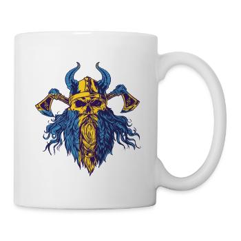 vikings swedish sweden flagg anniversaire cadeau - Mug blanc - blanc - Droite