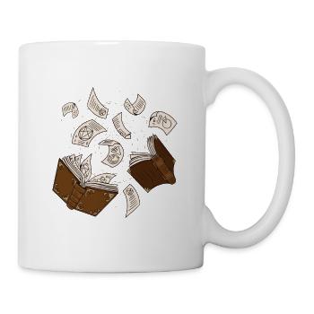 Spell Book to Read and RPG Game - Mug - white - Right