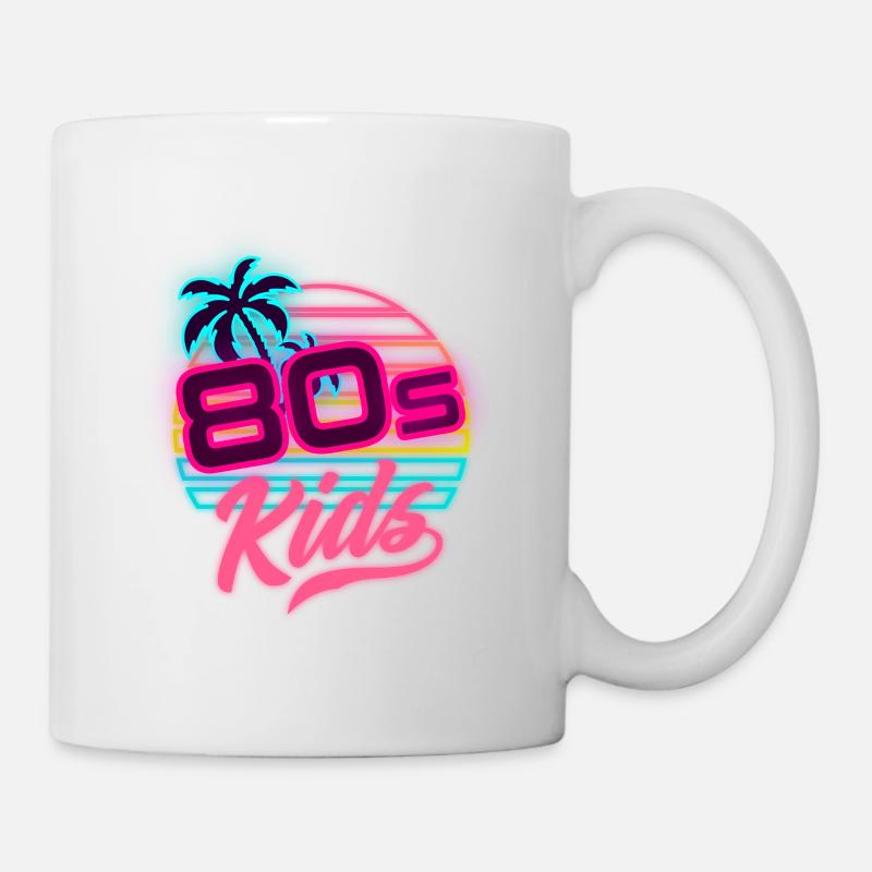 Enfants de 80 années 80 Outfir 80 Retro 80 - Mug blanc - blanc