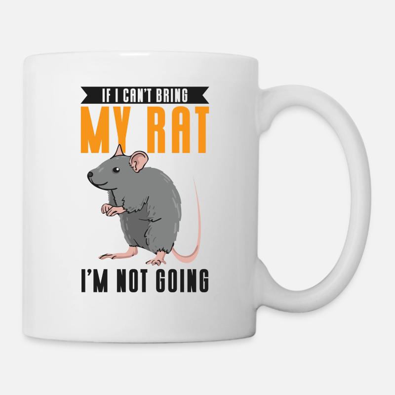 Rats Rats domestiques Rats de canal Rats errants Rats - Mug blanc - blanc