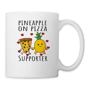 Pizza Hawaii Pineapple Pizza Food - Mug - white - Right