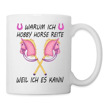 Hobby horsing reiten Hobby horse Steckenpferd - Tasse - Weiß - Rechts