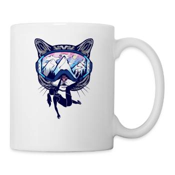 Climbing Mountaineering Cats Climber Women - Mug - white - Right