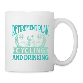 This is my Retirement Plan Drinking - Mug blanc - blanc - Droite