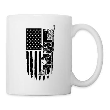 LGBT - Freiheit, Waffen, Bier, Trucks - Konservativ - Tasse - Weiß - Rechts