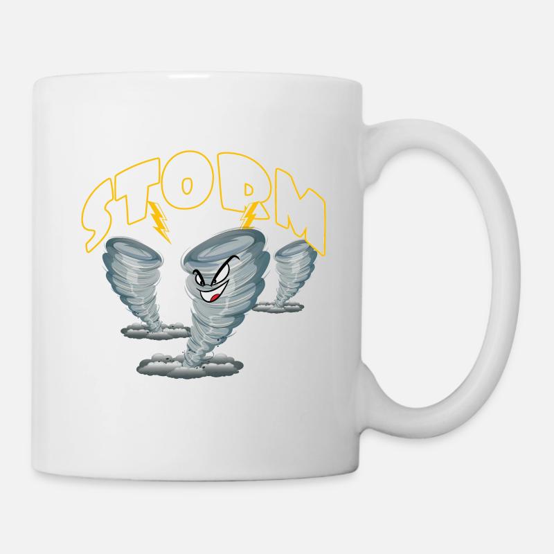 Angry Tornado Storm Chaser - Tasse - Weiß