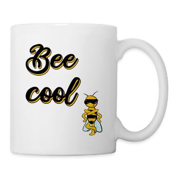 Bee cool bee dark font - Mug - white - Right