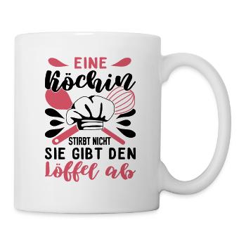 Belle cuisine rengaine, cadeau de cuisinier - Mug blanc - blanc - Droite