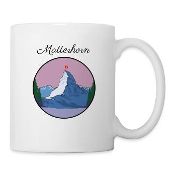Hiking Matterhorn - Mug - white - Right