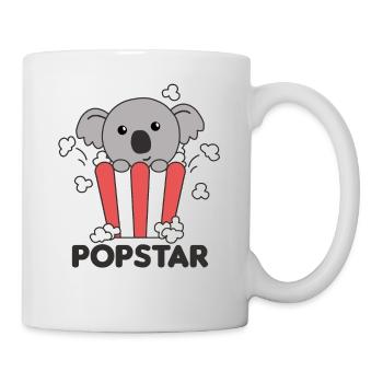 Koala Popcorn Time Funny Animal in Food - Mug - white - Right