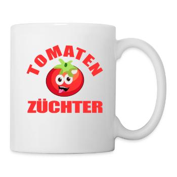 Tomate Tomaten - Tasse - Weiß - Rechts
