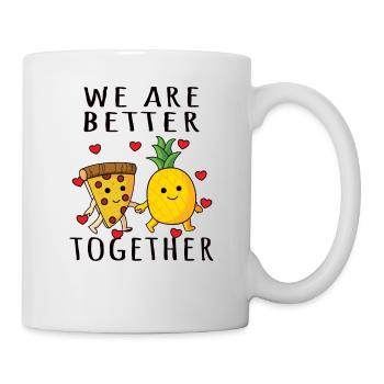 Pizza Hawaii Pineapple Pizza Food - Mug - white - Right