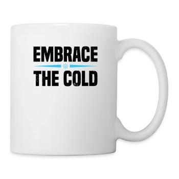 Eisbaden Eiskalt Baden Eisschwimmen Geschenk - Tasse - Weiß - Rechts