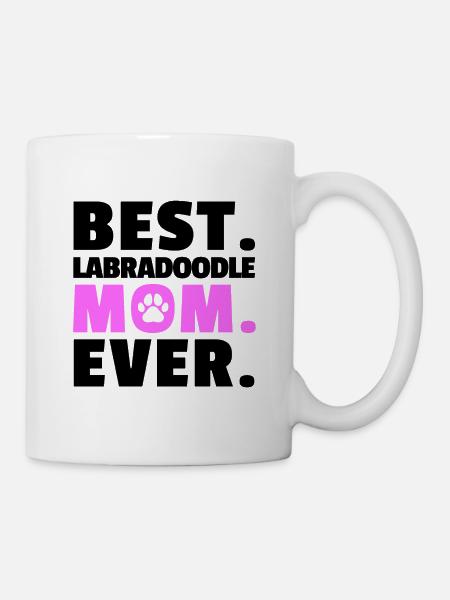 Beste Labradoodle Mama Retriever Geschenk - Tasse - Weiß