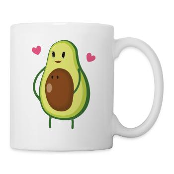 Avocado - Mug blanc - blanc - Droite