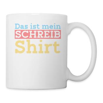 Das Ist Mein Schreib-Shirt Schreiber Autor - Tasse - Weiß - Rechts