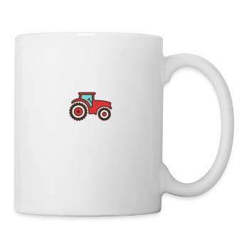 Steyr Traktoren Trecker Bauer Landwirt Geschenk - Tasse - Weiß - Rechts