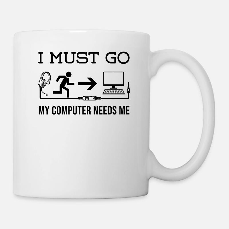Gamer PC games gaming zocken developer - Tasse - Weiß