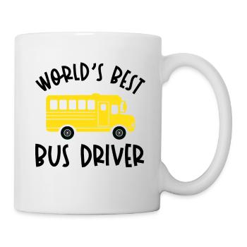 funny bus driver school bus driver saying gift - Mug - white - Right