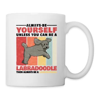 Be a Labradoodle funny retriever saying - Mug - white - Right