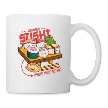 Sushi Anime I Otaku I Japanese Food I Kawaii Sushi - Mug blanc - blanc - Droite