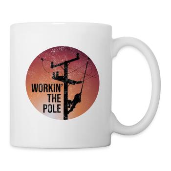Électriciens - Mug blanc - blanc - Droite
