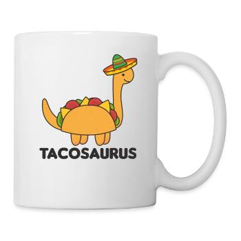 Tacosaurus Cinco De Mayo Dinosaurier lustiger Dino - Tasse - Weiß - Rechts