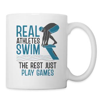 Schwimmsport Schwimmen Schwimmer Schwimmverein - Tasse - Weiß - Rechts