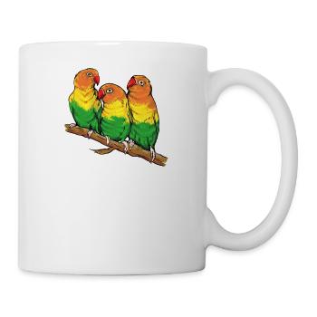 Agapronid house bird pet for bird keeper - Mug - white - Right