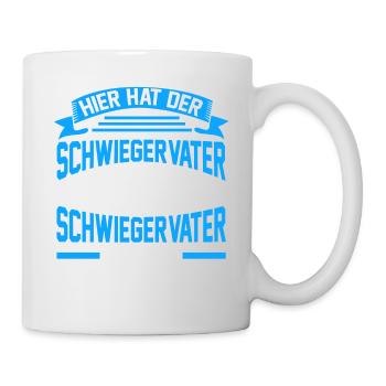 Schwiegerpapa Schwiegervater - Tasse - Weiß - Rechts