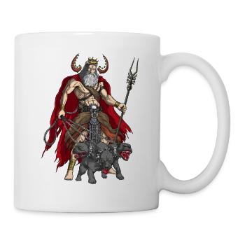 Hadès de dieu grec antique - Mug blanc - blanc - Droite