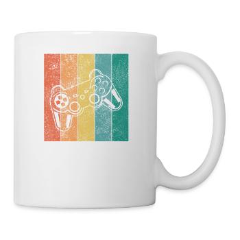 Gamer Gaming Jeu de jeu console cadeau rétro - Mug blanc - blanc - Droite