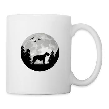 Irish Wolfhound Moon Irish Wolfhound Forest - Mug - white - Right