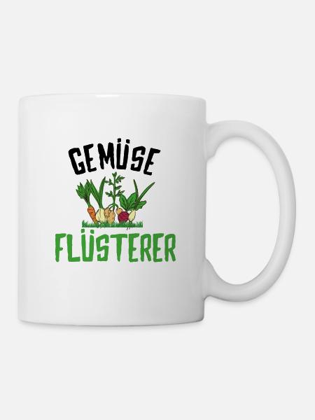 Gemüse Flüsterer - Tasse - Weiß