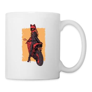 Motorcyclist Biker Biker - Mug - white - Right