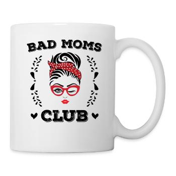 Bad Moms Club Wine Provided Mom Mother's Day Gift - Tasse - Weiß - Rechts