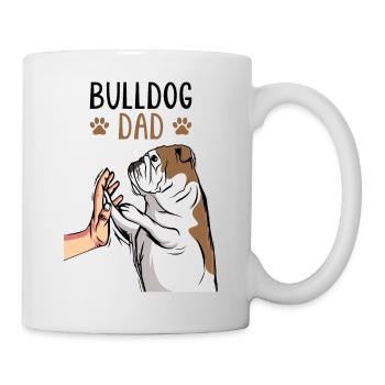 English Bulldog Dad Dog Holder - Mug - white - Right