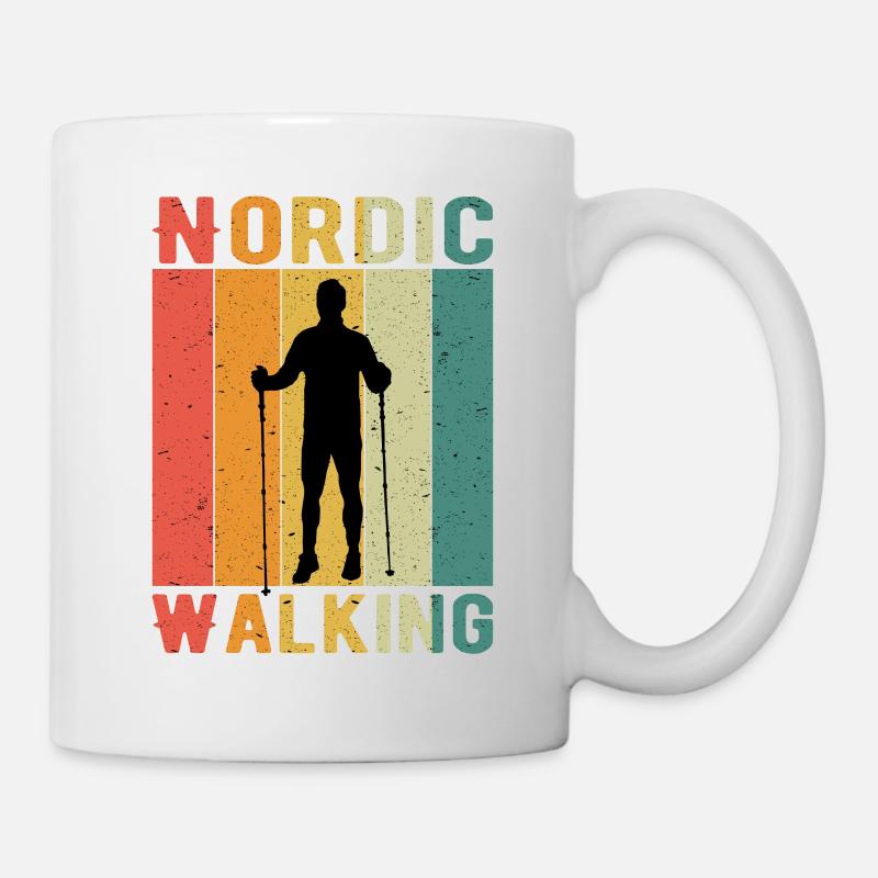 Nordic Walking - Mug blanc - blanc