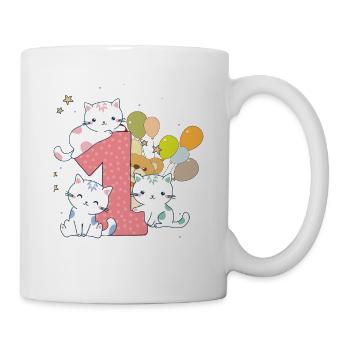 Anniversaire bébé - 1er anniversaire - Mug blanc - blanc - Droite