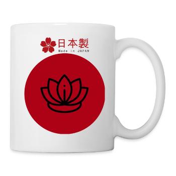 fleur japonaise - Mug blanc - blanc - Droite
