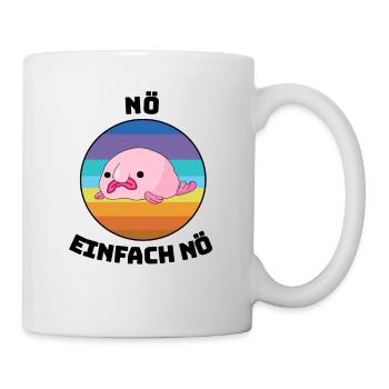 Blobfisch Tauchen Tier Meereskreatur Squad Fisch - Tasse - Weiß - Rechts