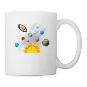 Solar System Space - Tasse - Weiß - Rechts