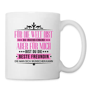 Beste Freundin Partnerlook verrückte Freundinnnen - Tasse - Weiß - Rechts