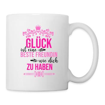 Beste Freundin - Tasse - Weiß - Rechts