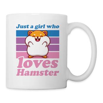 Hamster Feldhamster Goldhamster Mama Geschenk - Tasse - Weiß - Rechts