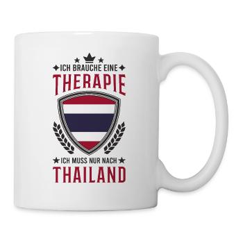Thailand Urlaub Reise Geschenk - Tasse - Weiß - Rechts