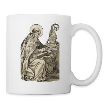 Heilige Augustinus - Tasse - Weiß - Rechts