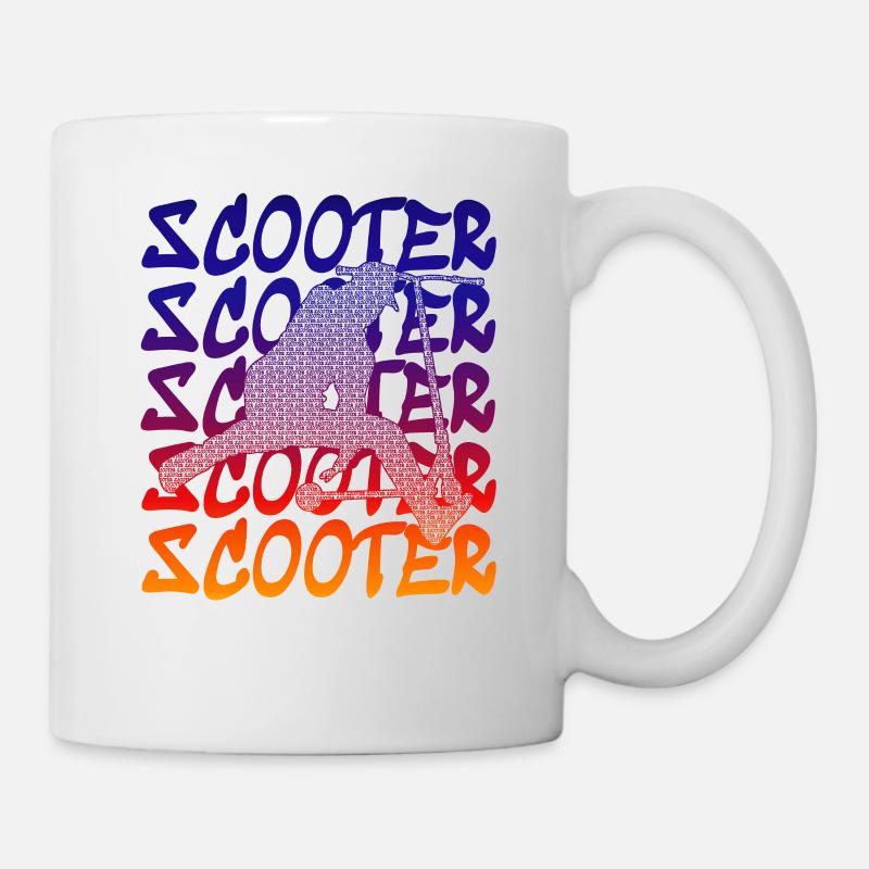 Stunt Scooter - Mug - white