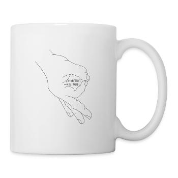 Reingeschaut Reingeguckt Retro Meme - Tasse - Weiß - Rechts